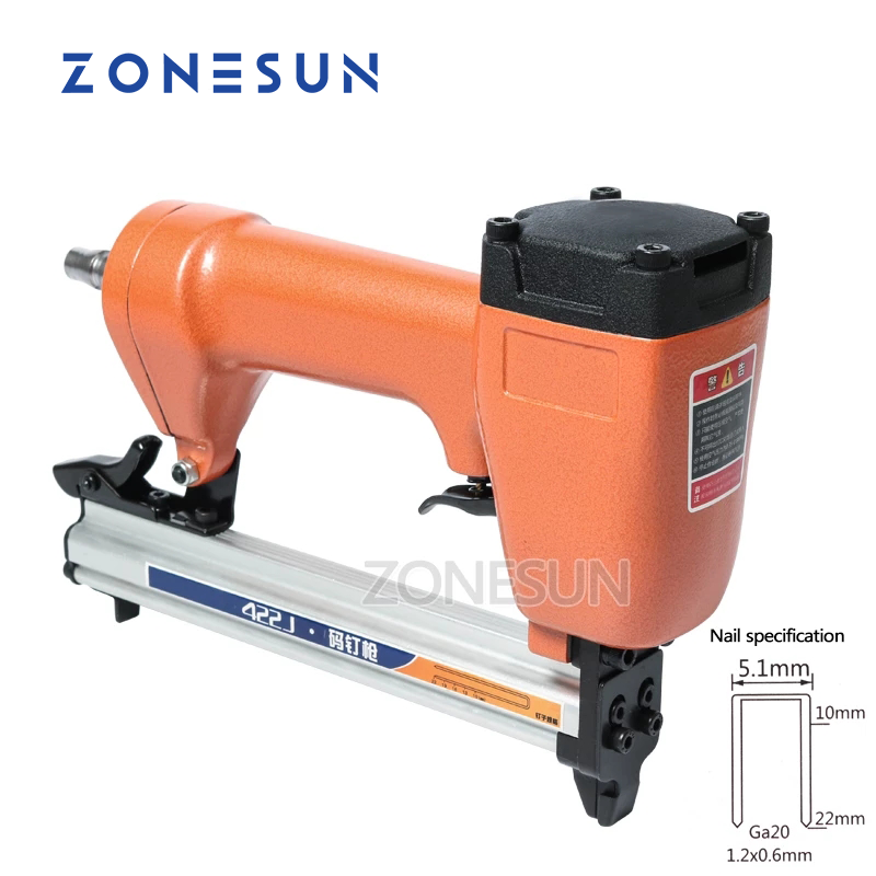Nail Gun Brad - ZONESUN 422J Ga20 5.1mm Lebar Pistol