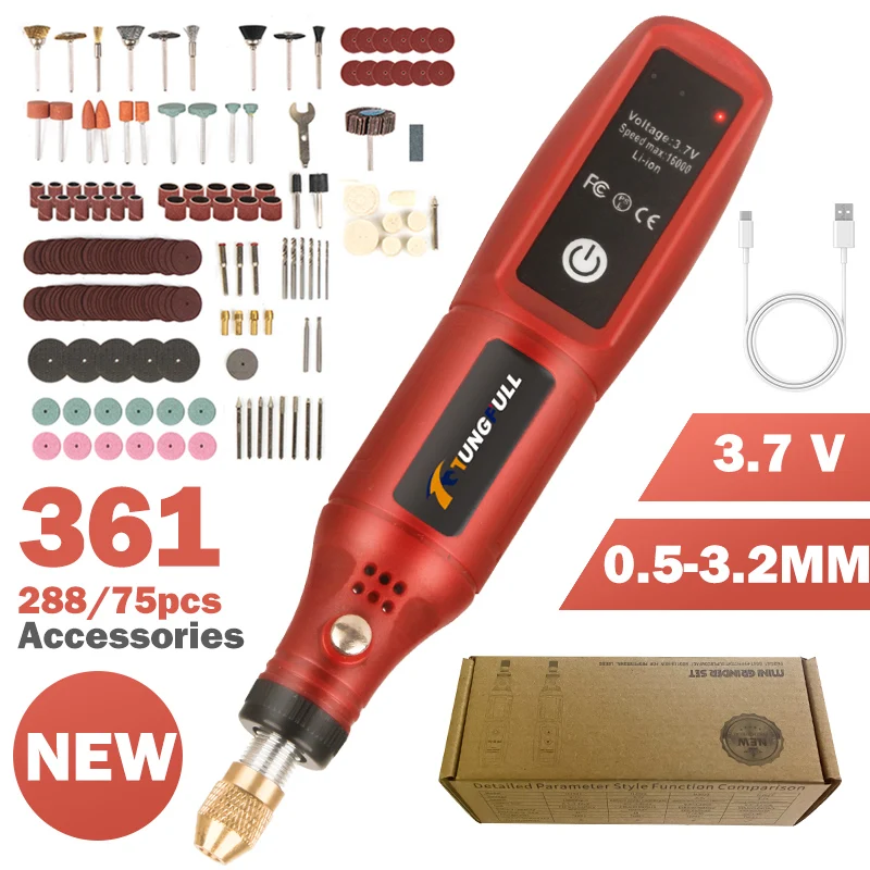 Power Tools Workshop - Pena Ukir Tanpa Kabel Isi Ulang