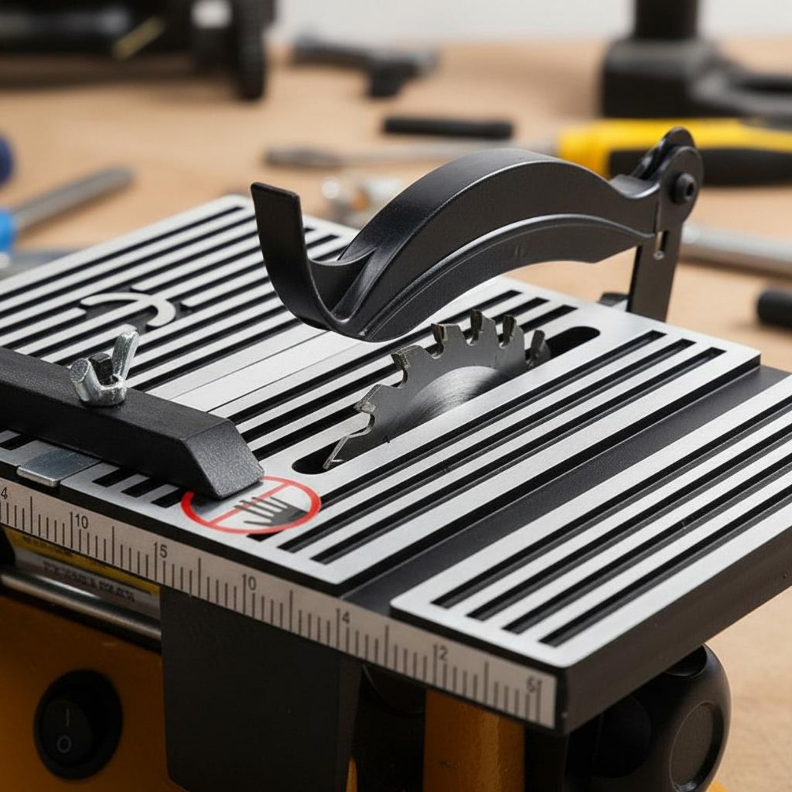Power Tools Workshop - Gergaji Meja Mini Portabel Mesin Pemotong