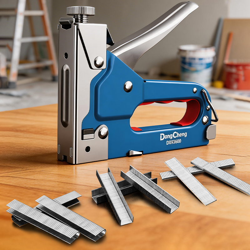 Nail Gun Brad - Pistol Paku 3-in-1 Baja Karbon Cocok
