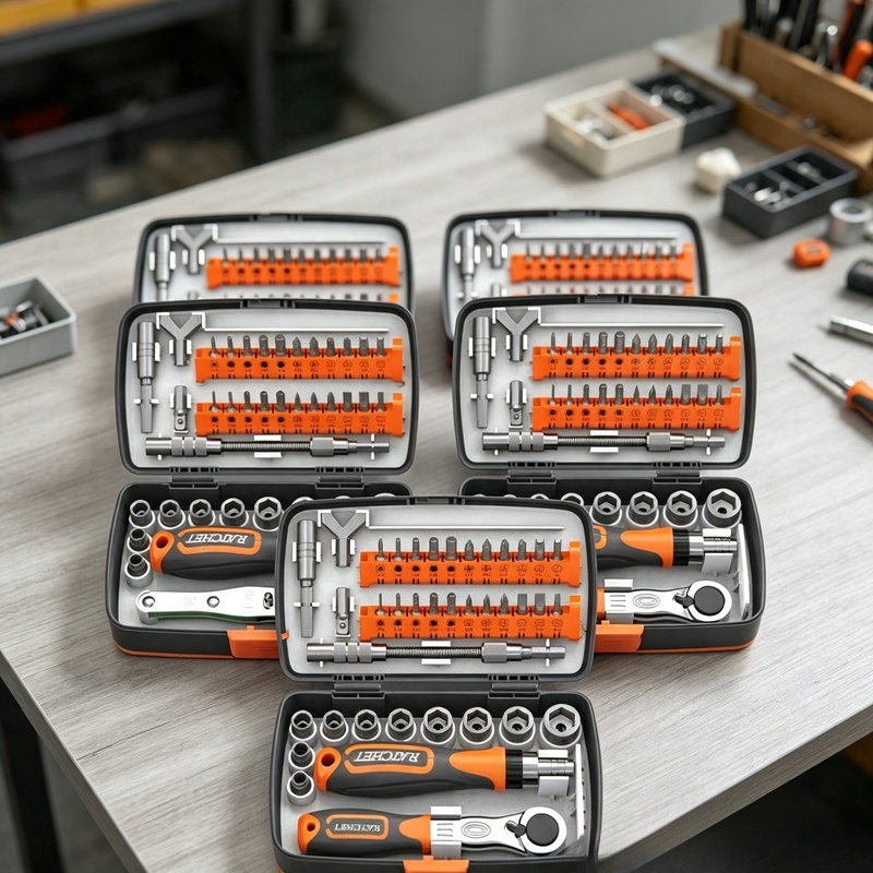 Power Tools Catalogue - Set Obeng Ratchet Hemat Tenaga, Kit