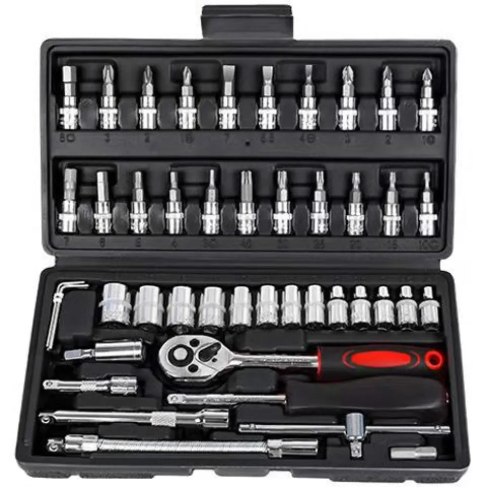 46Pcs Perkakas Perawatan Mobil - Power Tools Catalogue ulasan dan harga