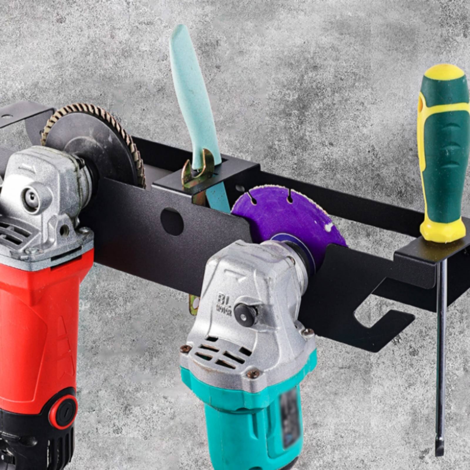 Rak Penggiling Sudut 4 Bay, Ra - Power Tools Workshop ulasan dan harga