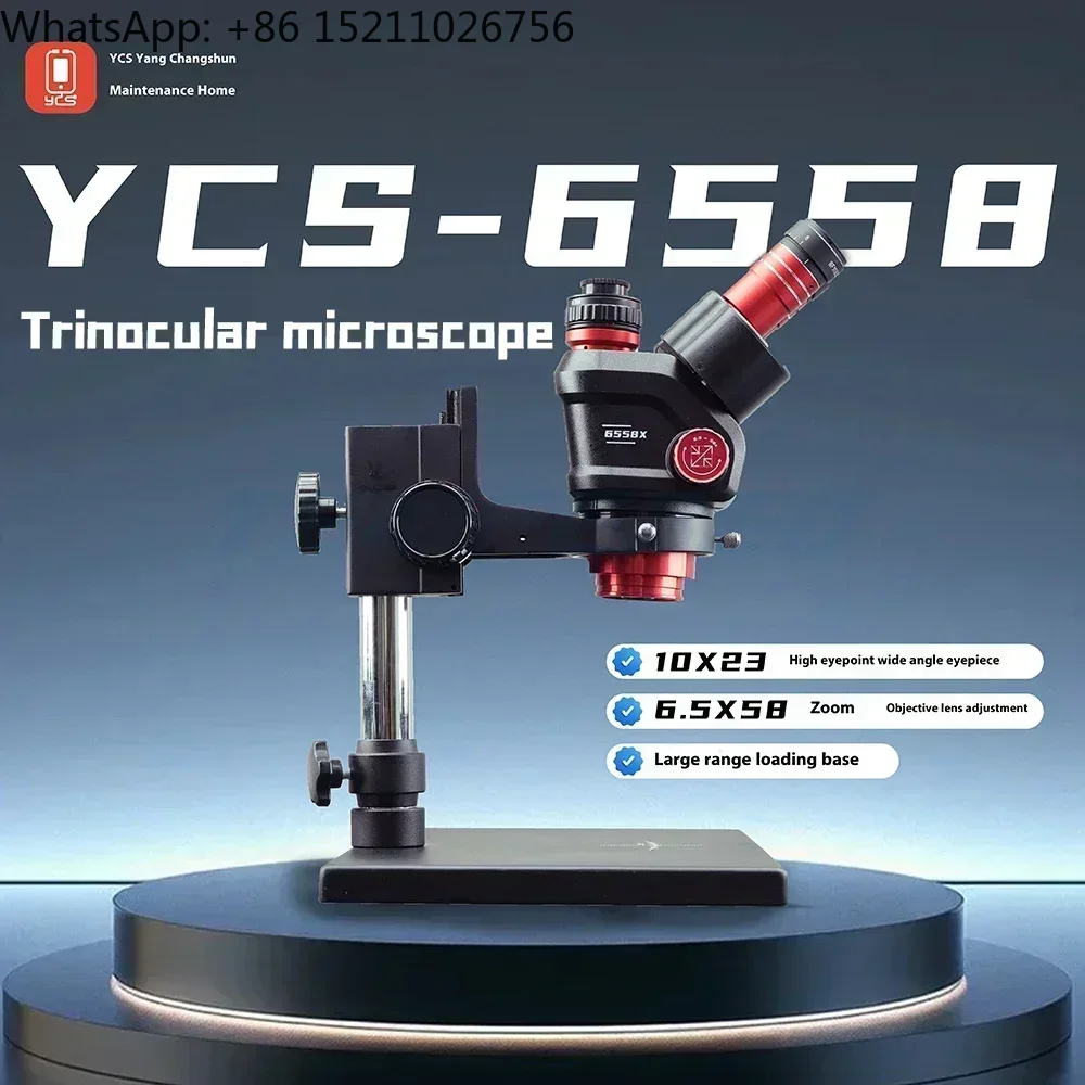 Mikroskop Trinokuler YCS 6558S - Power Tools Zoom ulasan dan harga