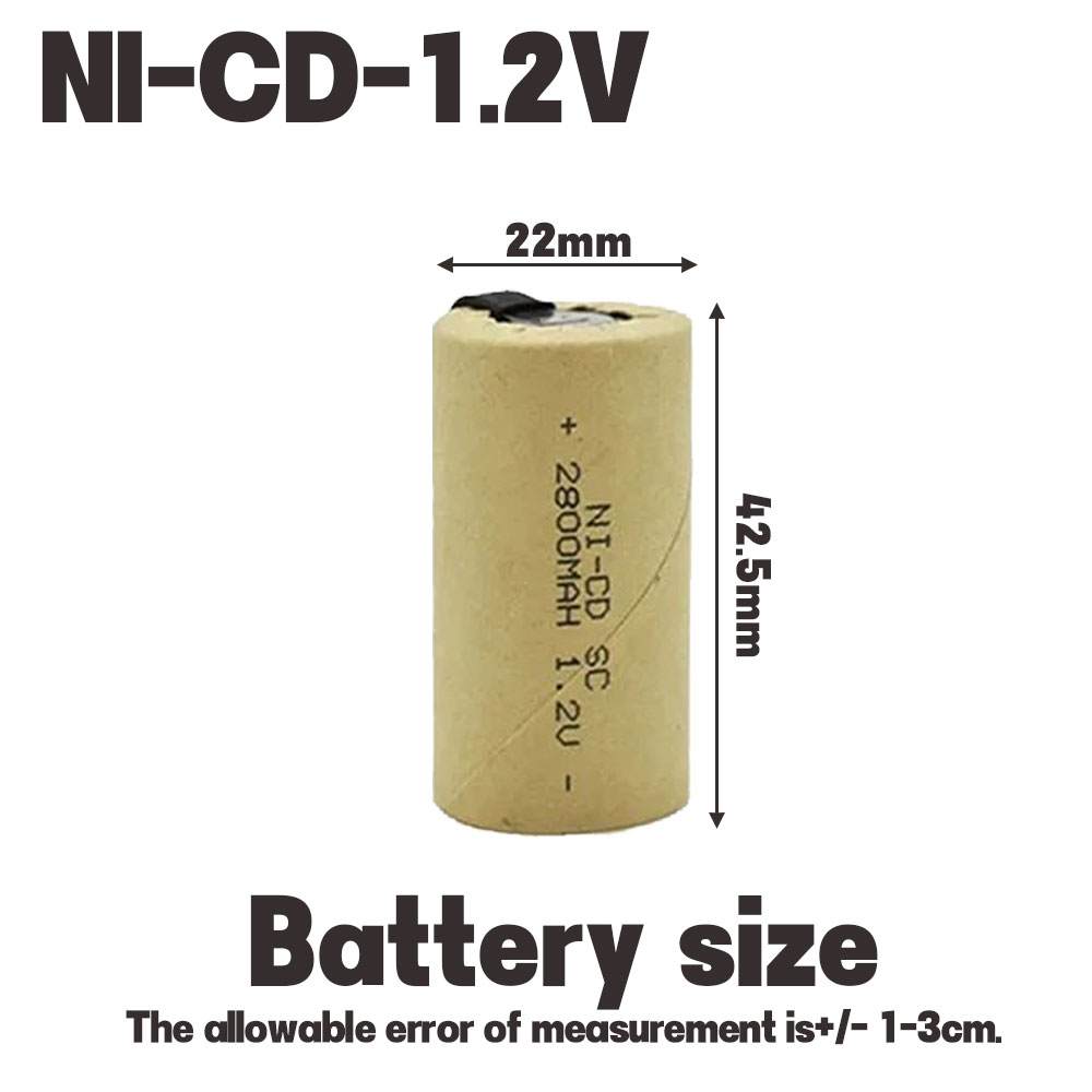 Baterai Isi Ulang Ni-Cd 2800mA - Power Tools Ltd ulasan dan harga