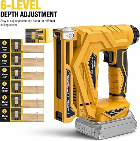 YEARTOP 2 Mode Alat Paku Listr - Nail Gun Brad ulasan dan harga