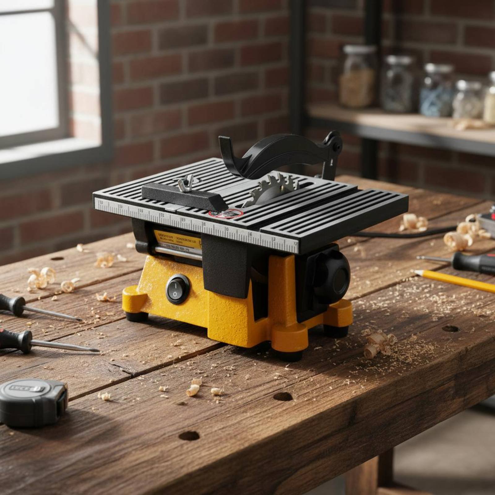 Gergaji Meja Mini Portabel Mes - Power Tools Workshop ulasan dan harga